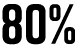 80%