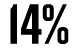 14%