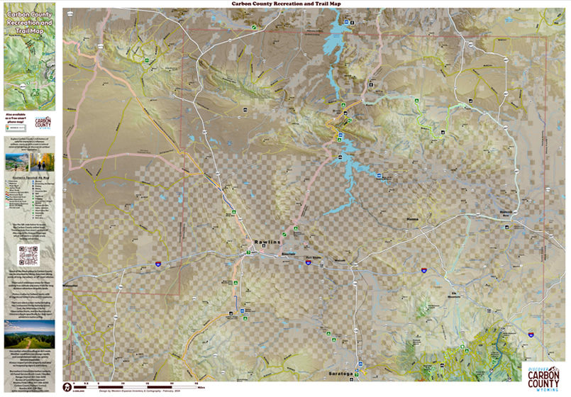 carbon county map north